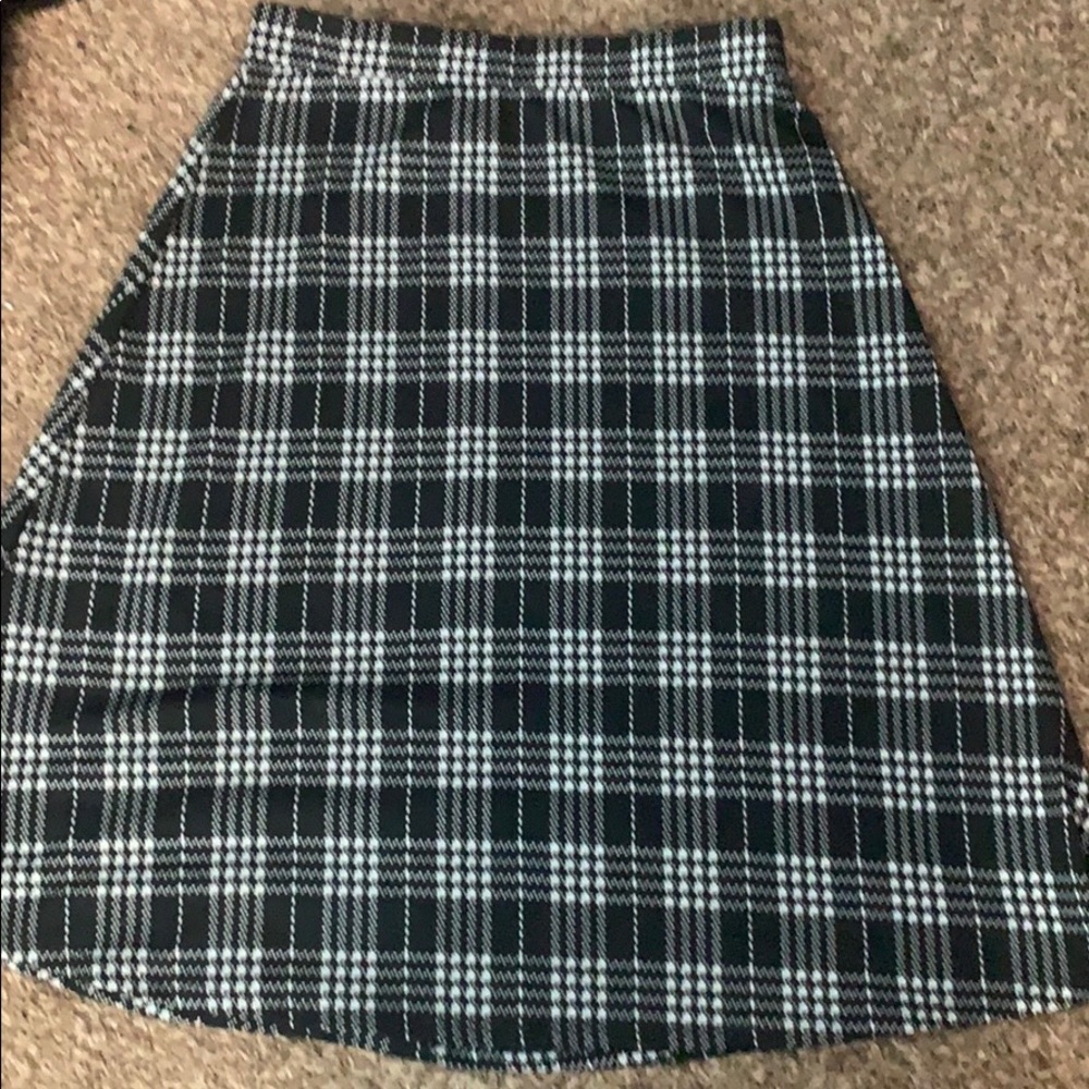 Checkered Skirt